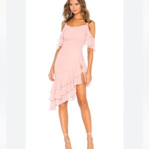 Michael Costello x revolve Amaia dress in peach women’s medium